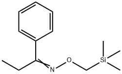 1-Phenyl-1-propanone O-(trimethylsilylmethyl)oxime structure