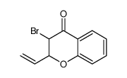 3-bromo-2-ethenyl-2,3-dihydrochromen-4-one Structure