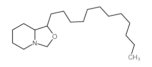 3H-Oxazolo[3,4-a]pyridine,1-dodecylhexahydro-结构式