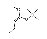 (Z)-1-Methoxy-1-(trimethylsiloxy)buten Structure