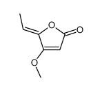 5-ethylidene-4-methoxyfuran-2-one Structure