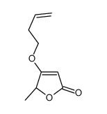 (2S)-3-but-3-enoxy-2-methyl-2H-furan-5-one结构式