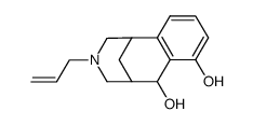 11-allyl-6-hydroxy-11-aza-tricyclo[7.3.1.02,7]trideca-2(7),3,5-trien-8-ol Structure