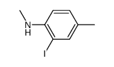 N-(2-iodo-4-methylphenyl)methylamine Structure