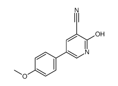 5-(4-methoxyphenyl)-2-oxo-1H-pyridine-3-carbonitrile结构式