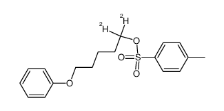 p-Toluolsulfonsaeure-(5-phenoxy-[1,1-D2]pentylester) Structure