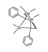 (1S,4S)-2,2,3,3,7,7-hexamethyl-1,4-diphenyl-7-sila-2,3-digermabicyclo[2.2.1]hept-5-ene结构式