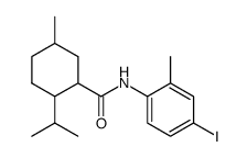 N-(2'-methyl-4'-iodophenyl)-2-isopropyl-5-methylcyclohexanecarboxamide Structure