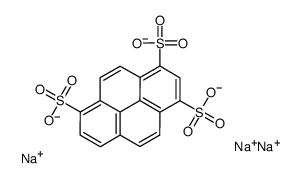 trisodium pyrene-1,3,6-trisulphonate structure
