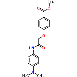 Methyl 4-(2-{[4-(dimethylamino)phenyl]amino}-2-oxoethoxy)benzoate Structure