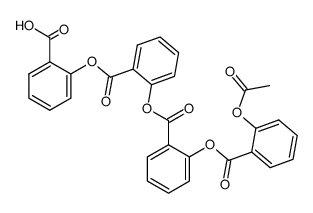 2-[[2-(Acetyloxy)benzoyl]oxy]benzoic Acid 2-[(2-Carboxyphenoxy)carbonyl]phenyl Ester结构式