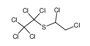 (1,2-dichloro-ethyl)-pentachloroethyl sulfide Structure