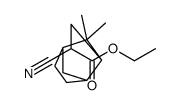 ethyl alpha-cyano-3,3-dimethylbicyclo[2.2.1]heptane-2-propionate结构式