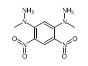 1,5-bis-(N-methyl-hydrazino)-2,4-dinitro-benzene Structure