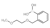 2-((2-甲氧基乙氧基)甲基)苯基硼酸结构式