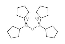 1,1,3,3-TETRACYCLOPENTYLDICHLORODISILOXANE structure