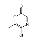 5-chloro-6-methyl-2(H)-1,4-oxazin-2-one Structure