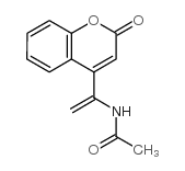 N-[1-(2-OXO-2H-CHROMEN-4-YL)VINYL]ACETAMIDE结构式