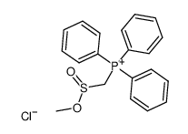 ((methoxysulfinyl)methyl)triphenylphosphonium chloride Structure