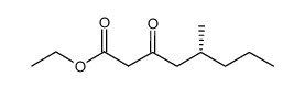 ethyl (R)-5-methyl-3-oxo-octanoate Structure