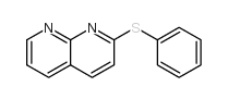 2-(PHENYLTHIO)-1,8-NAPHTHYRIDINE Structure