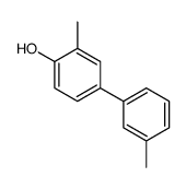 2-methyl-4-(3-methylphenyl)phenol Structure