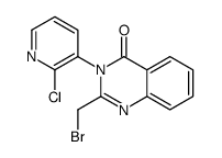 2-(bromomethyl)-3-(2-chloropyridin-3-yl)quinazolin-4-one Structure