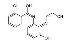 2-chloro-N-[1-hydroxy-2-(2-hydroxyethylimino)pyridin-3-yl]benzamide Structure