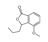 4-methoxy-3-propyl-3H-2-benzofuran-1-one Structure