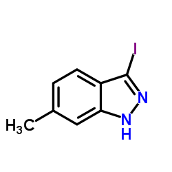 3-Iodo-6-methyl-1H-indazole structure