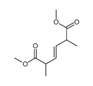 dimethyl 2,5-dimethylhex-3-enedioate结构式