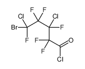 5-bromo-3,5-dichloro-2,2,3,4,4,5-hexafluoropentanoyl chloride Structure
