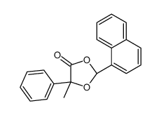 (2S,5S)-5-methyl-2-naphthalen-1-yl-5-phenyl-1,3-dioxolan-4-one结构式