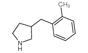 3-(2-METHYL-BENZYL)-PYRROLIDINE structure