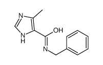N-benzyl-5-methyl-1H-imidazole-4-carboxamide结构式