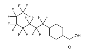 4-(1,1,2,2,3,3,4,4,5,5,6,6,7,7,7-pentadecafluoroheptyl)cyclohexane-1-carboxylic acid Structure