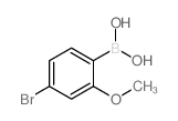 4-Bromo-2-methoxyphenylboronic acid structure