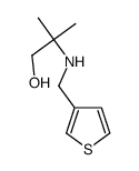 2-methyl-2-[(3-thienylmethyl)amino]-1-propanol structure
