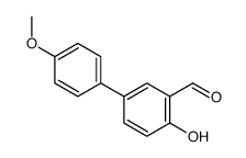2-hydroxy-5-(4-methoxyphenyl)benzaldehyde结构式