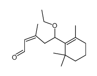 (Z)-5-ethoxy-3-methyl-5-(2,6,6-trimethyl-1-cyclohexenyl)-2-pentenal Structure