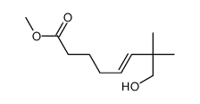 methyl 8-hydroxy-7,7-dimethyloct-5-enoate Structure