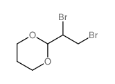 2-(1,2-dibromoethyl)-1,3-dioxane结构式
