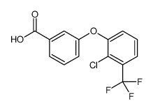 3-[2-chloro-3-(trifluoromethyl)phenoxy]benzoic acid结构式