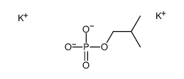 Phosphoric acid, 2-methylpropyl ester, potassium salt结构式