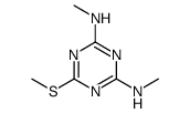 1,3,5-Triazine-2,4-diamine, N2,N4-dimethyl-6-(methylthio)- Structure