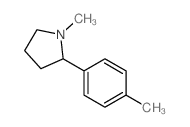 1-methyl-2-(4-methylphenyl)pyrrolidine structure