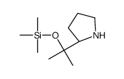 trimethyl-[2-[(2S)-pyrrolidin-2-yl]propan-2-yloxy]silane结构式