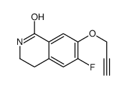 6-fluoro-7-prop-2-ynoxy-3,4-dihydro-2H-isoquinolin-1-one Structure