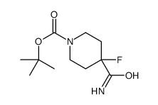 tert-butyl 4-carbamoyl-4-fluoropiperidine-1-carboxylate图片