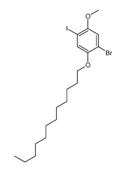 1-bromo-2-dodecoxy-4-iodo-5-methoxybenzene结构式
